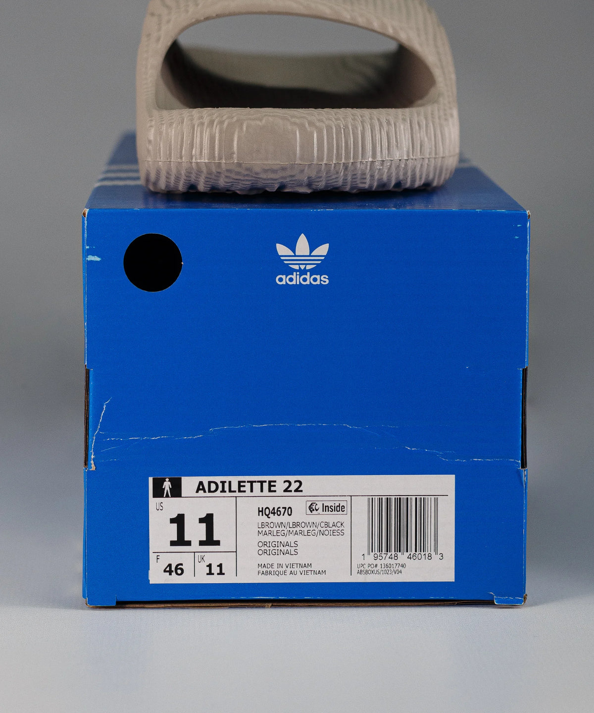 Тапочки Adidas Adilette 22 Slider Light Brown