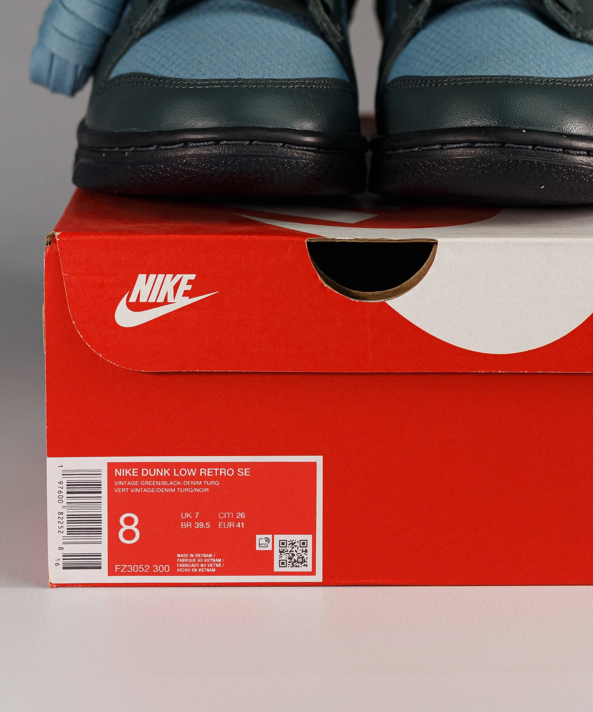 Nike Dunk Low Green Denim Turquoise