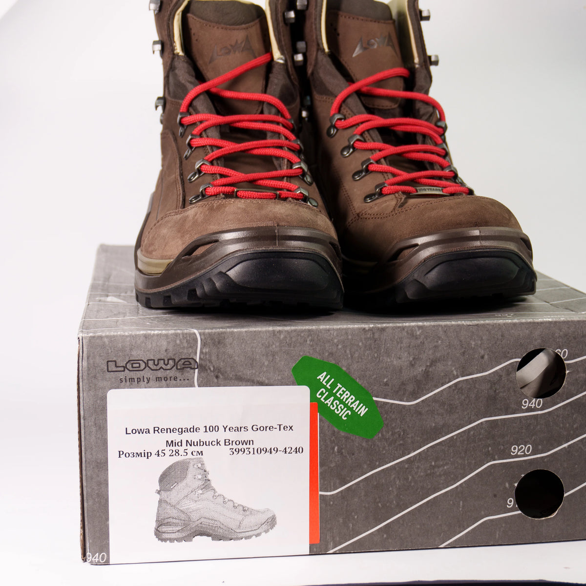 Lowa Renegade 100 Years Gore-Tex Mid Nubuck Brown
