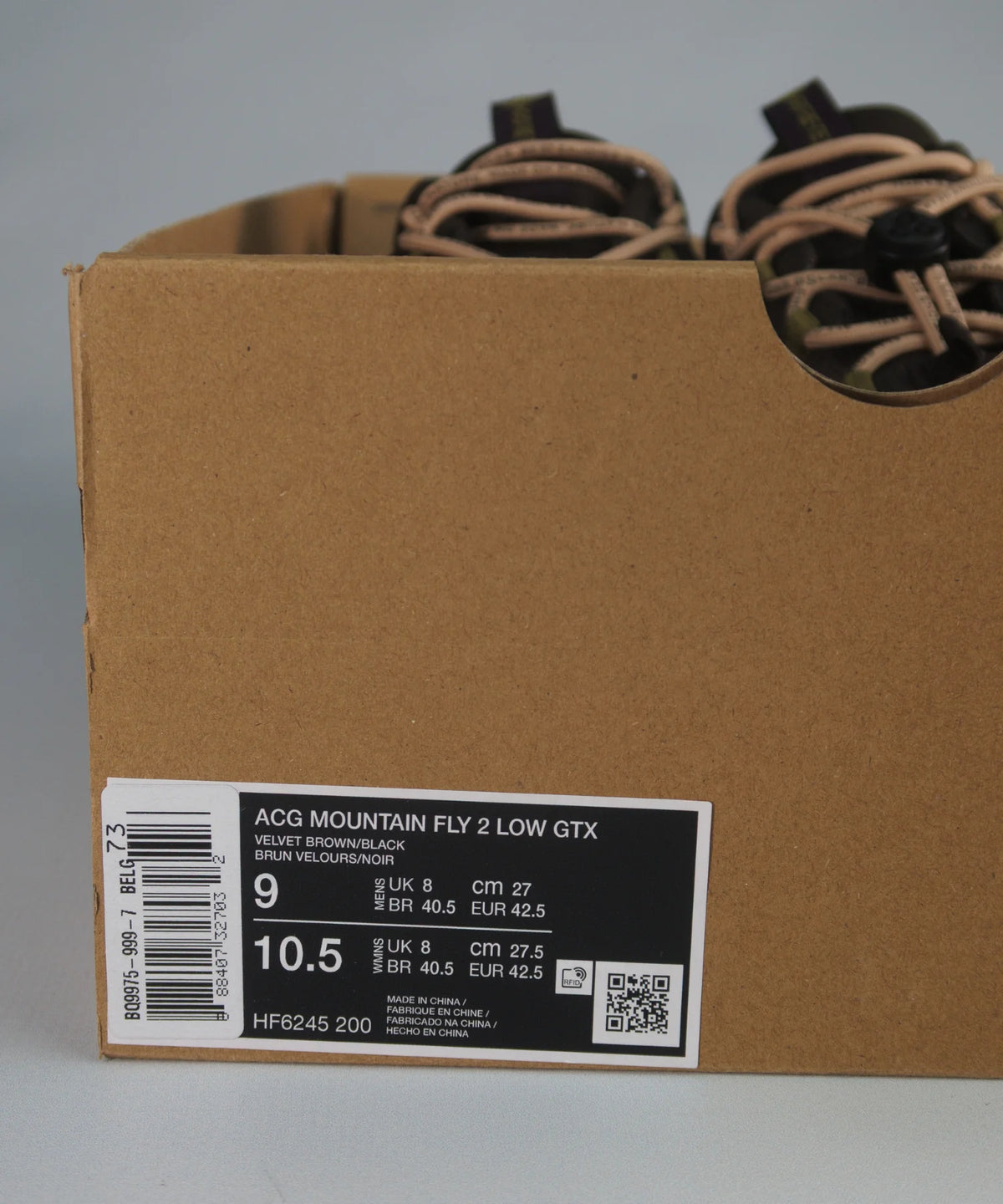 Nike ACG Mountain Fly 2 Low Gore-Tex Velvet Red Brown