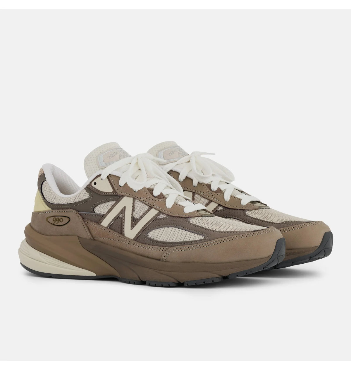 New Balance 990v6 Driftwood Timberwolf Brown Made in USA