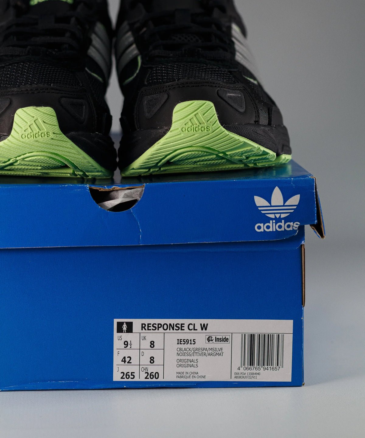 Adidas Response CL Black & Lime