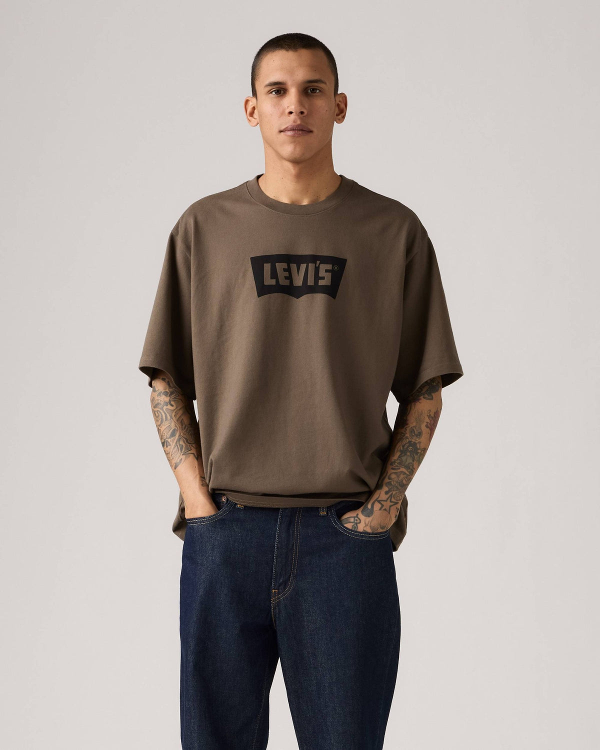 Футболка Levis Half Sleeve Brown T-shirt