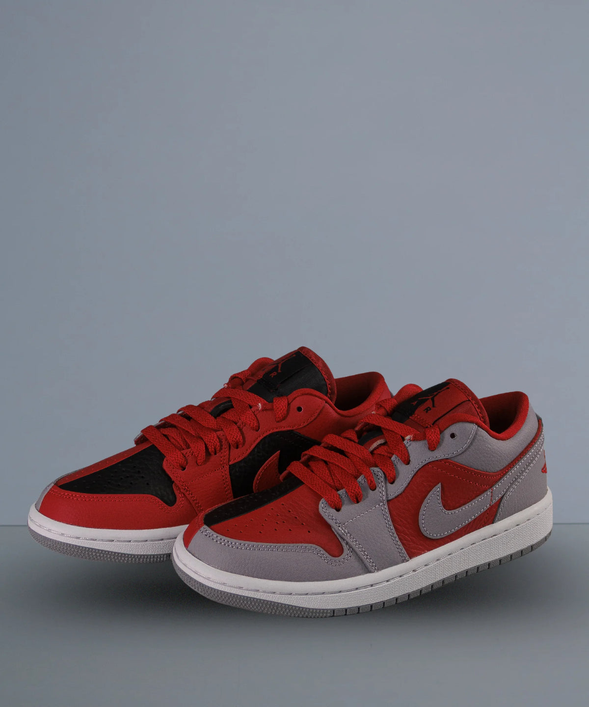 Nike Air Jordan 1 Low SE Split Alternates Grey & Red Wms