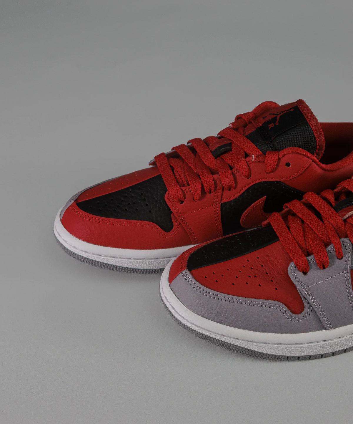 Nike Air Jordan 1 Low SE Split Alternates Grey & Red Wms