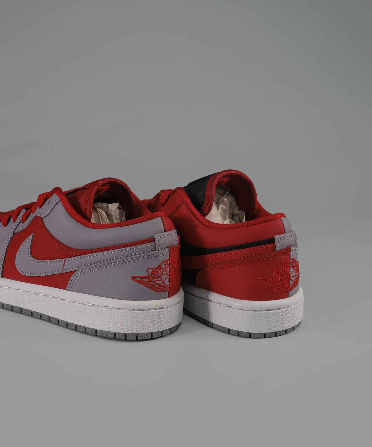 Nike Air Jordan 1 Low SE Split Alternates Grey & Red Wms