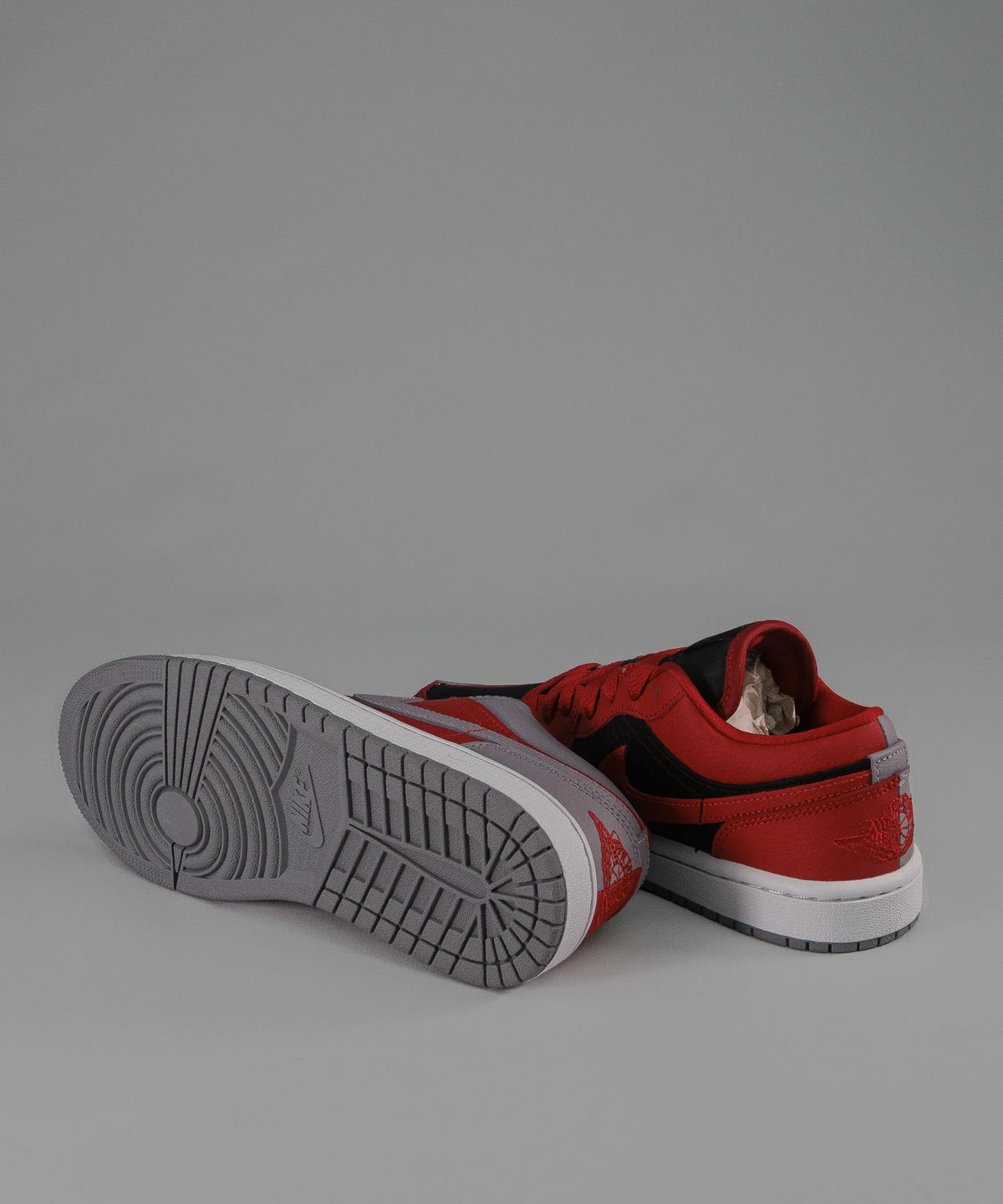 Nike Air Jordan 1 Low SE Split Alternates Grey & Red Wms