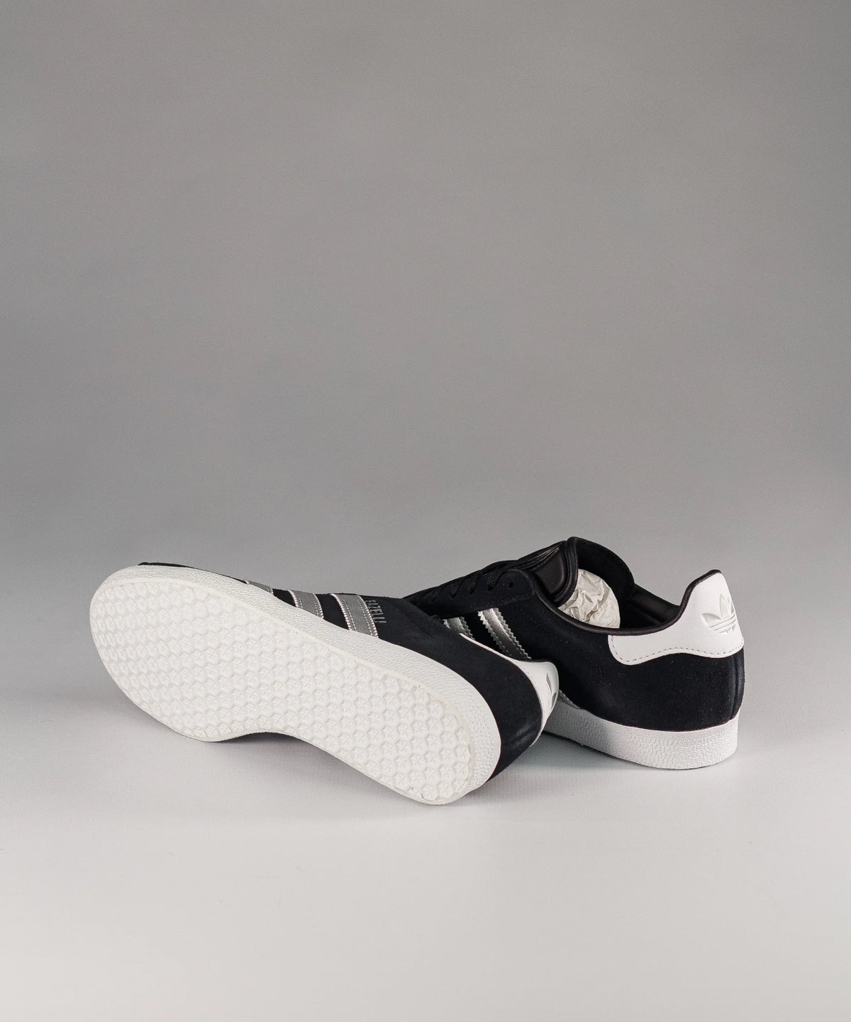 Adidas Originals Gazelle Black & Silver Wms