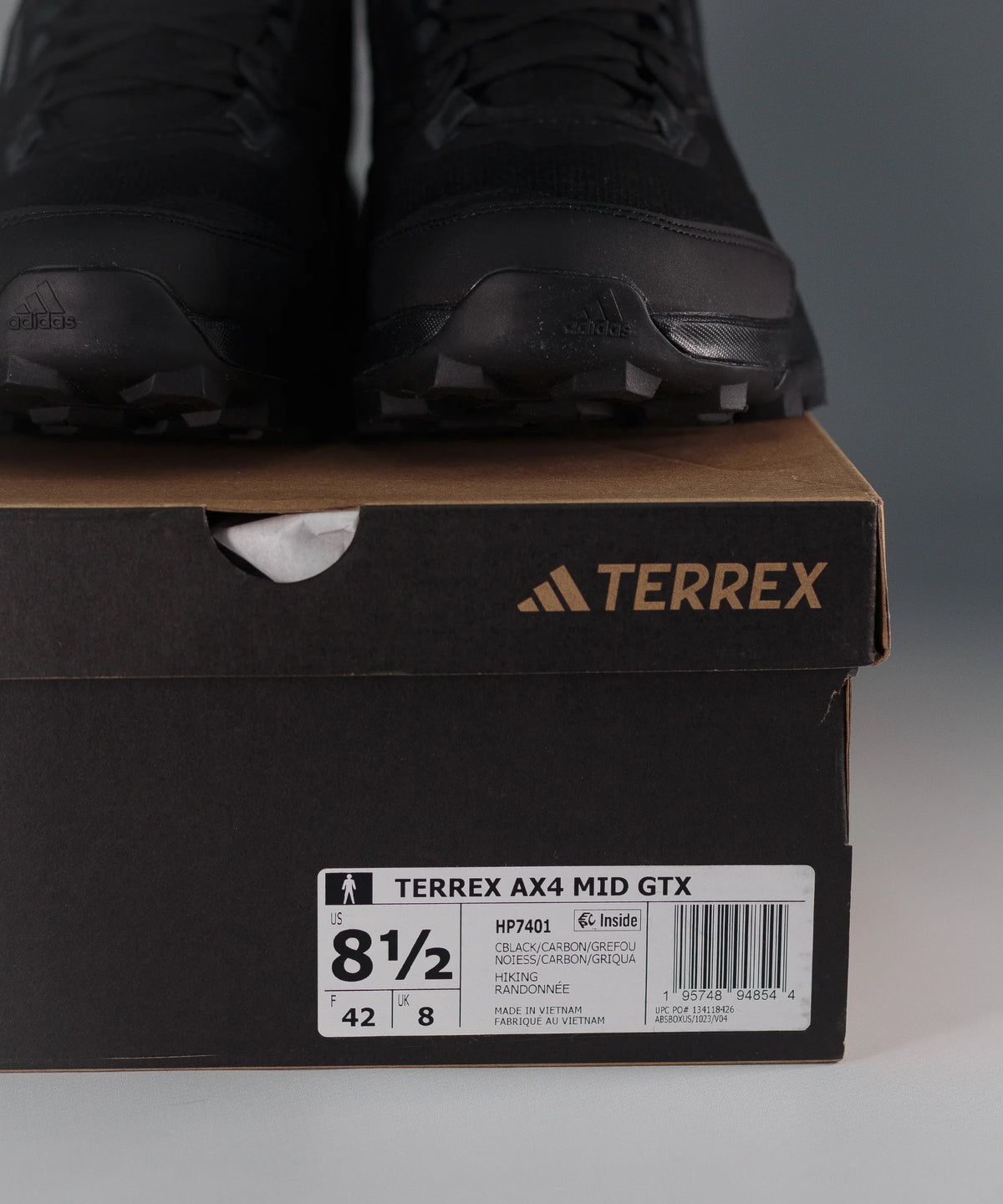 Adidas Terrex AX4 Full Black Mid Gore-Tex Wnt