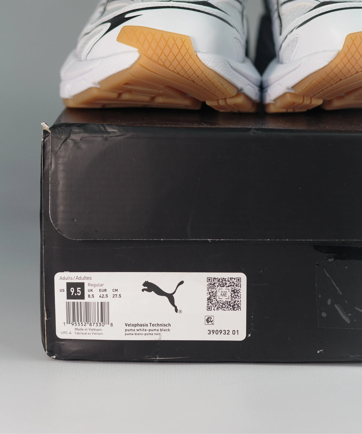 Puma Velophasis Phased White & Black