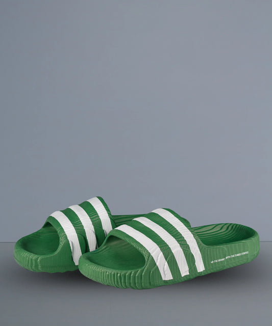 Тапочки Adidas Adilette 22 Slider Green 3 Stripes