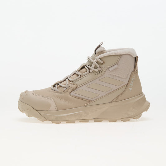 Adidas Terrex Leather Mid Cut Cold.Rdy Boots Beige Wnt