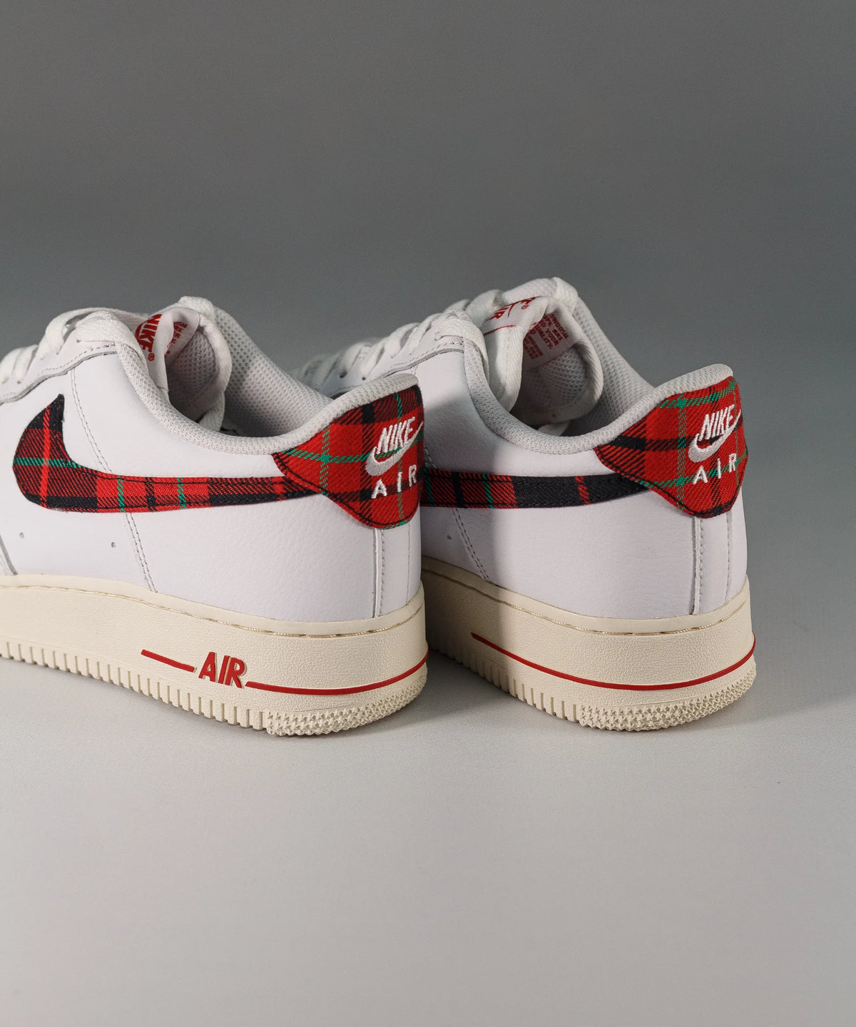 Nike Air Force 1 Low Plaid White Red