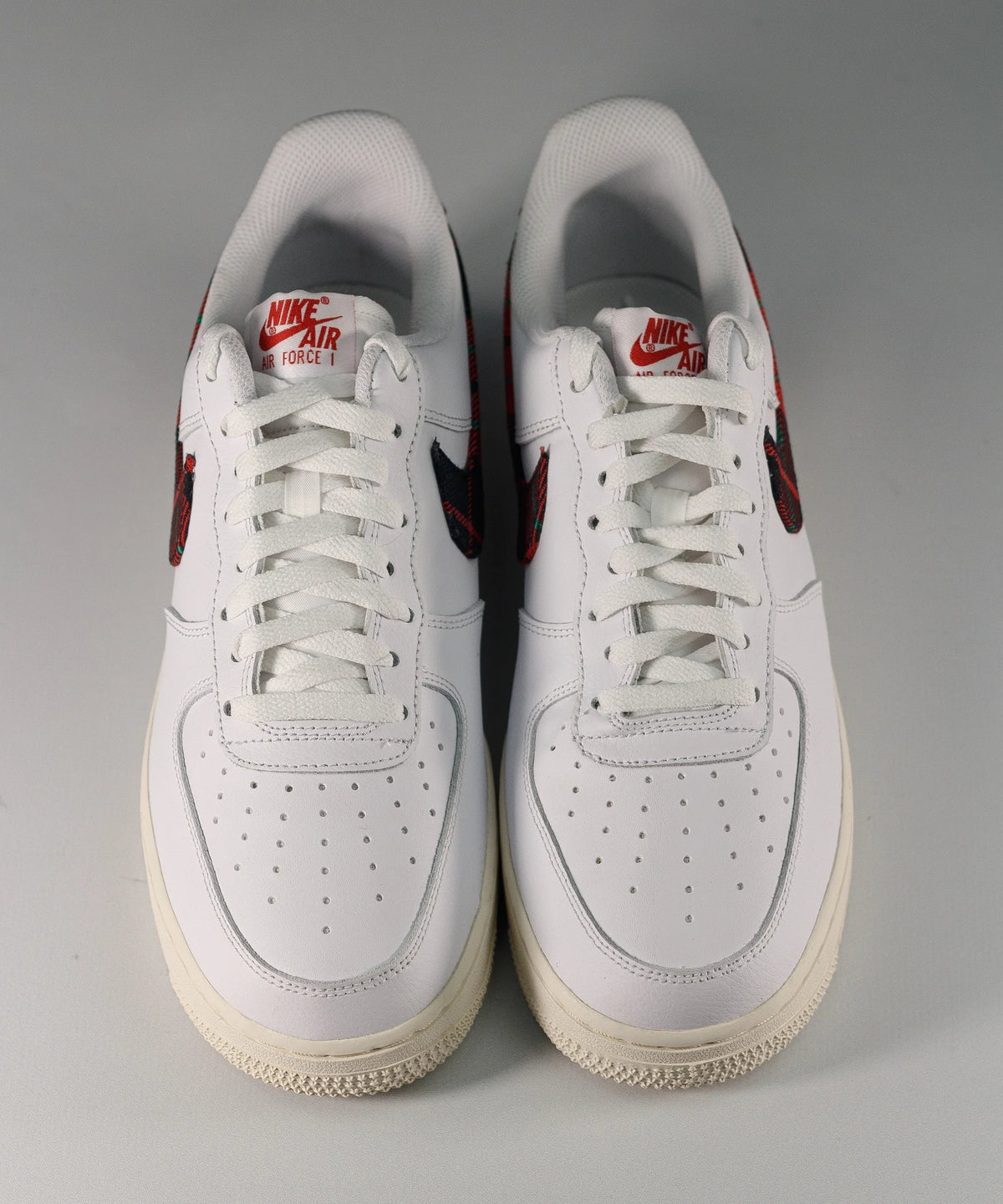 Nike Air Force 1 Low Plaid White Red