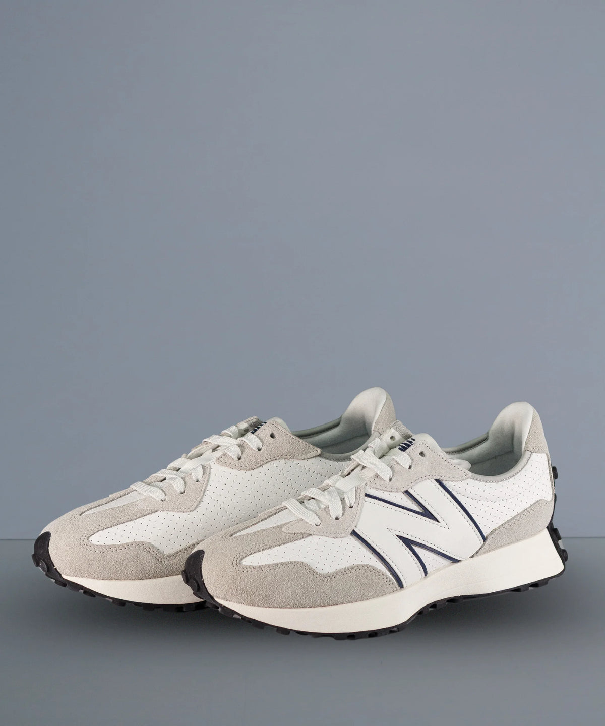 New Balance 327 Leather White & Grey