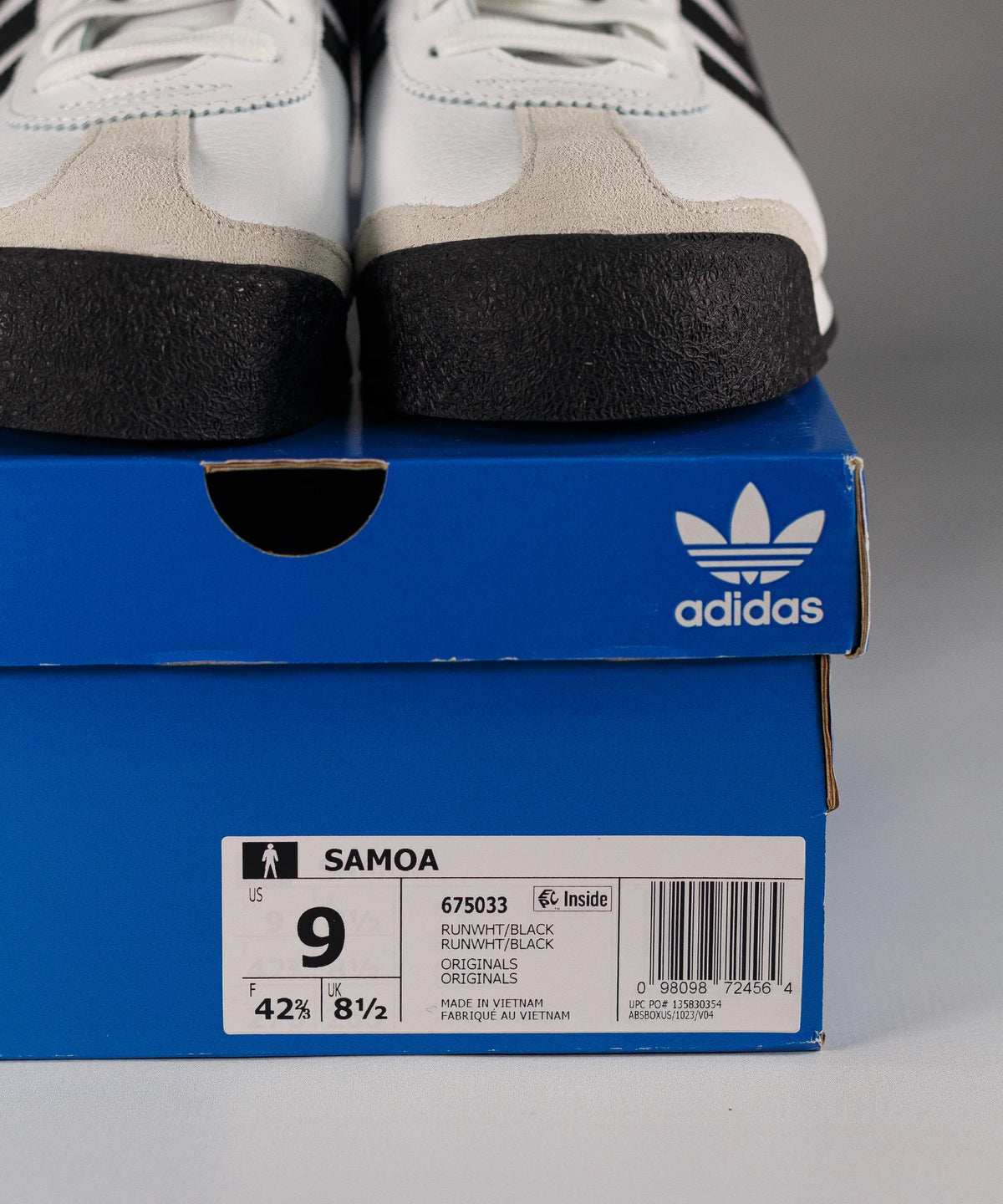 Adidas Samoa Full White & Black