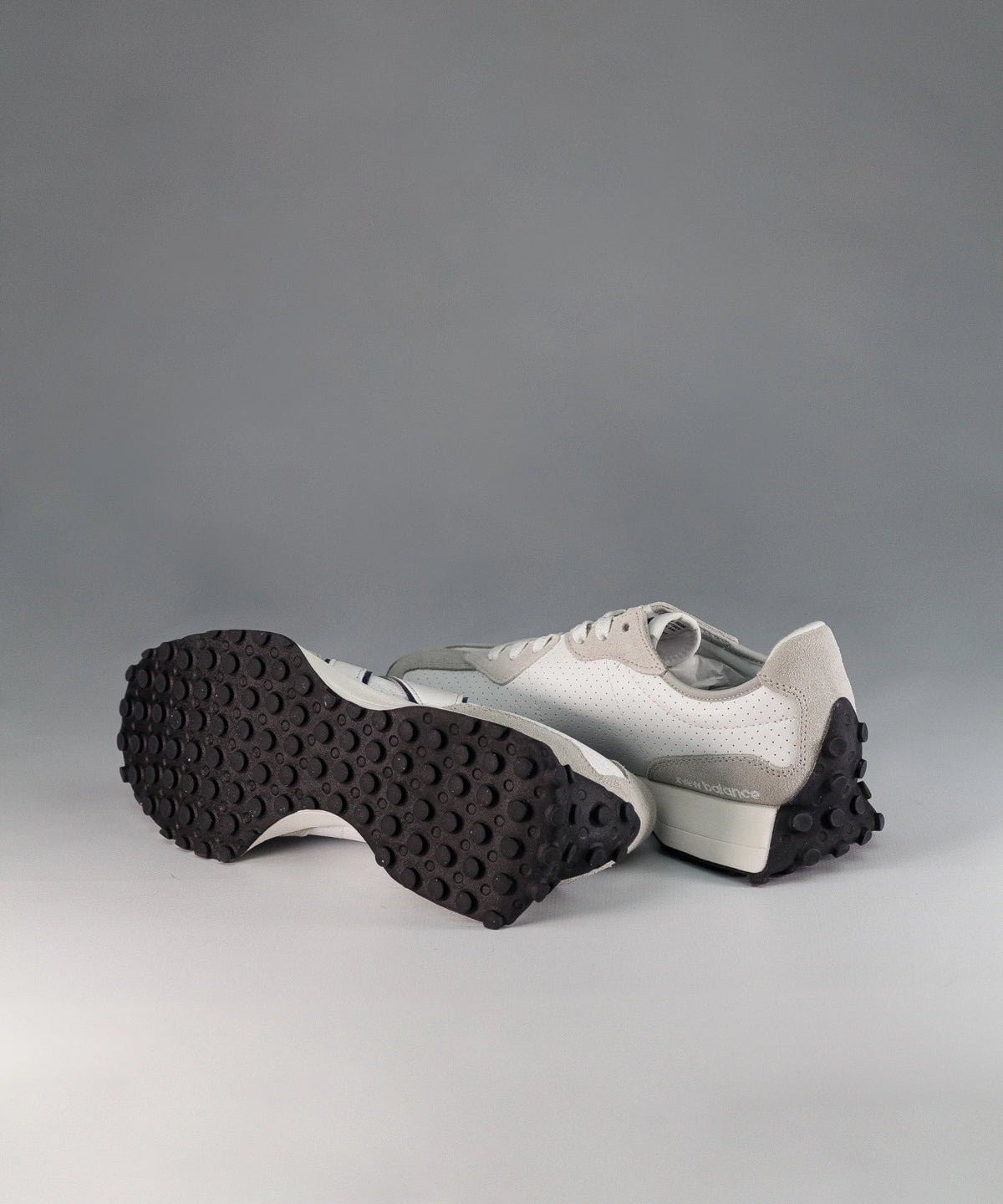 New Balance 327 Leather White & Grey