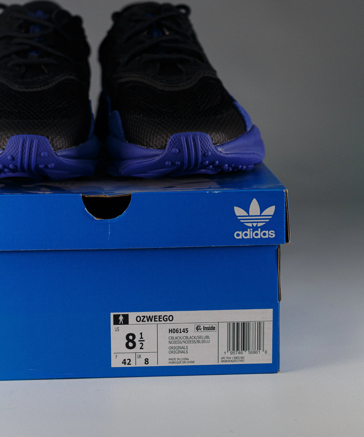 Adidas Ozweego Black Semi Lucid Blue