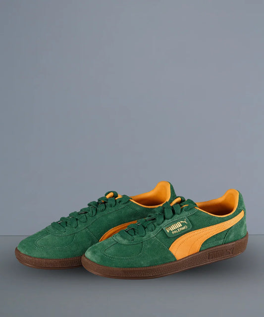 Puma Palermo Green & Orange Clementine
