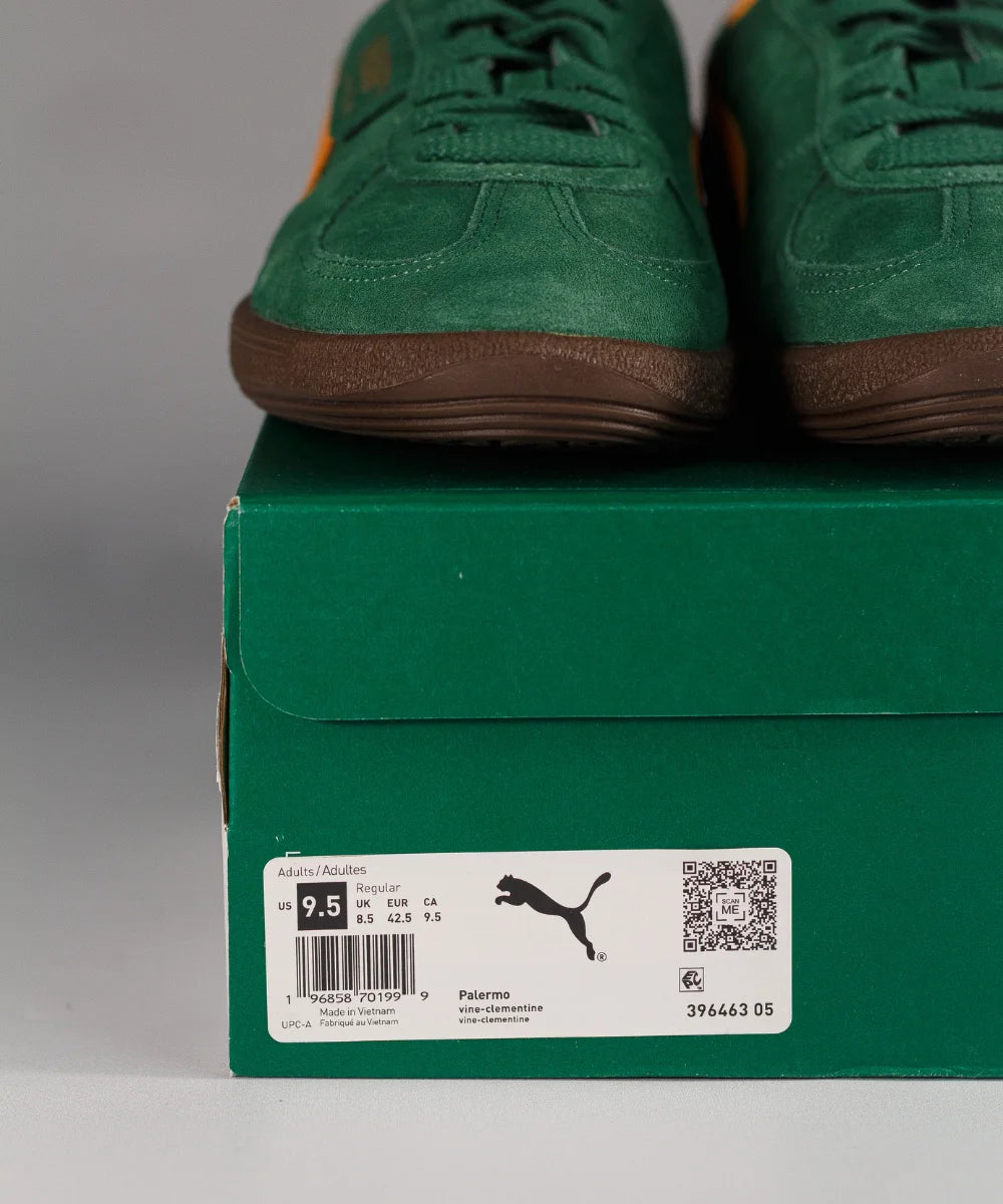 Puma Palermo Green & Orange Clementine