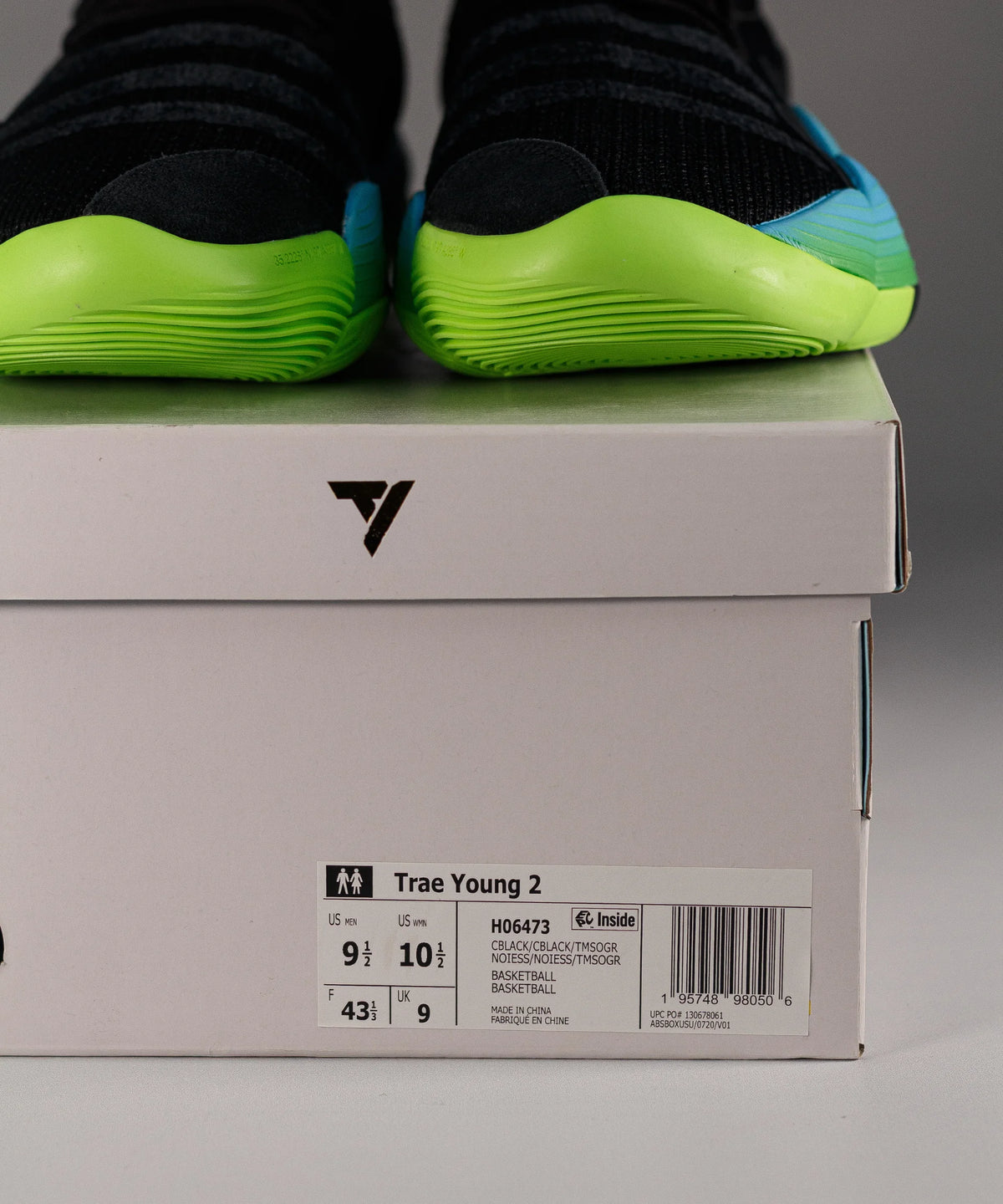 Adidas Trae Young 2.0 Team Solar Green