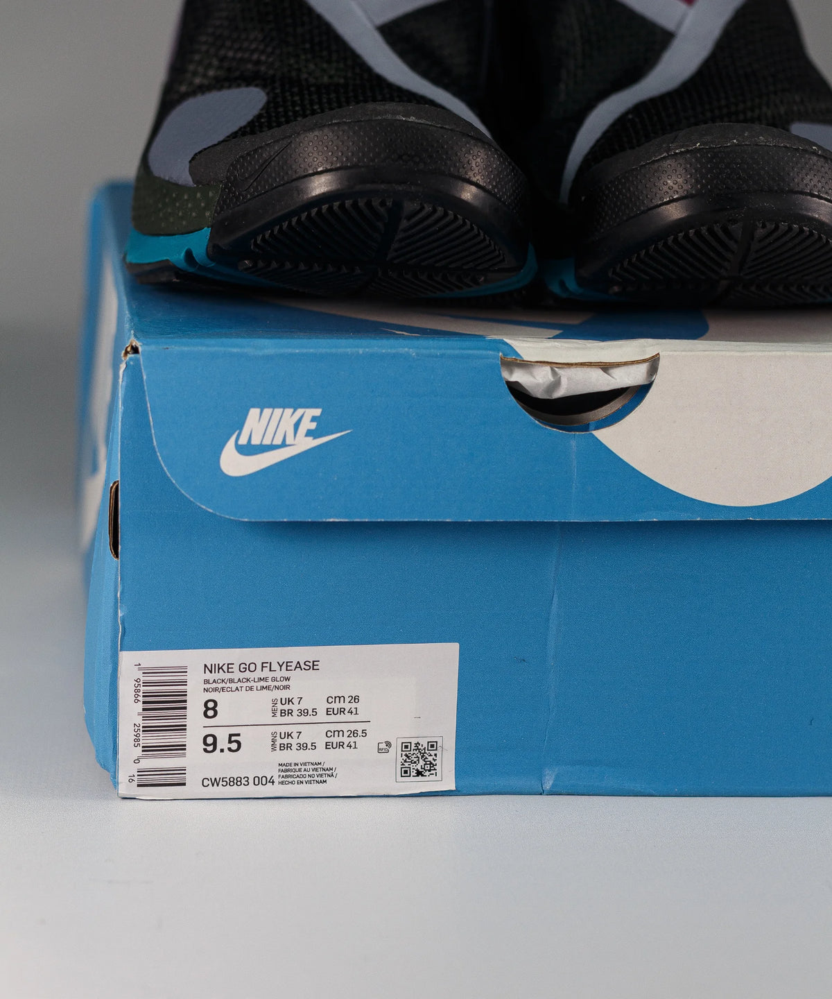 Nike Go FlyEase Black Lime Glow