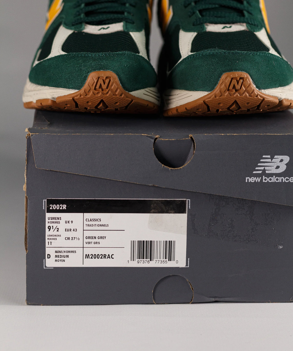 New Balance 2002R Green & Yellow