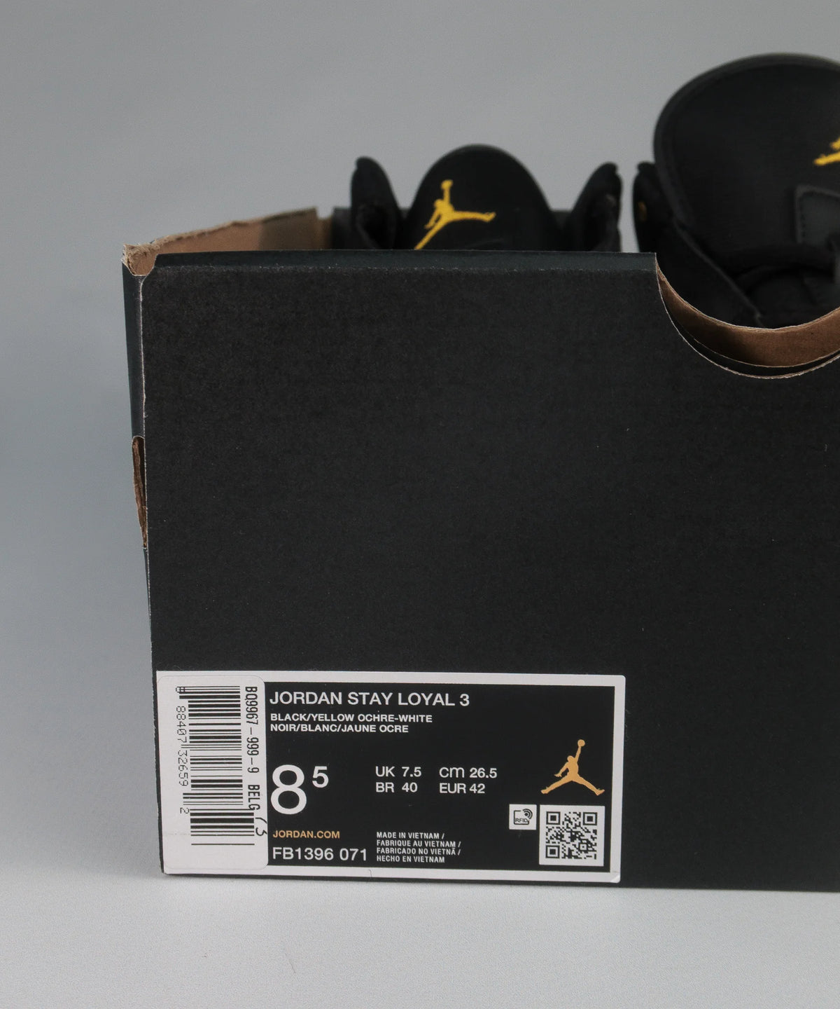 Nike Air Jordan Stay Loyal 3 Black & Yellow