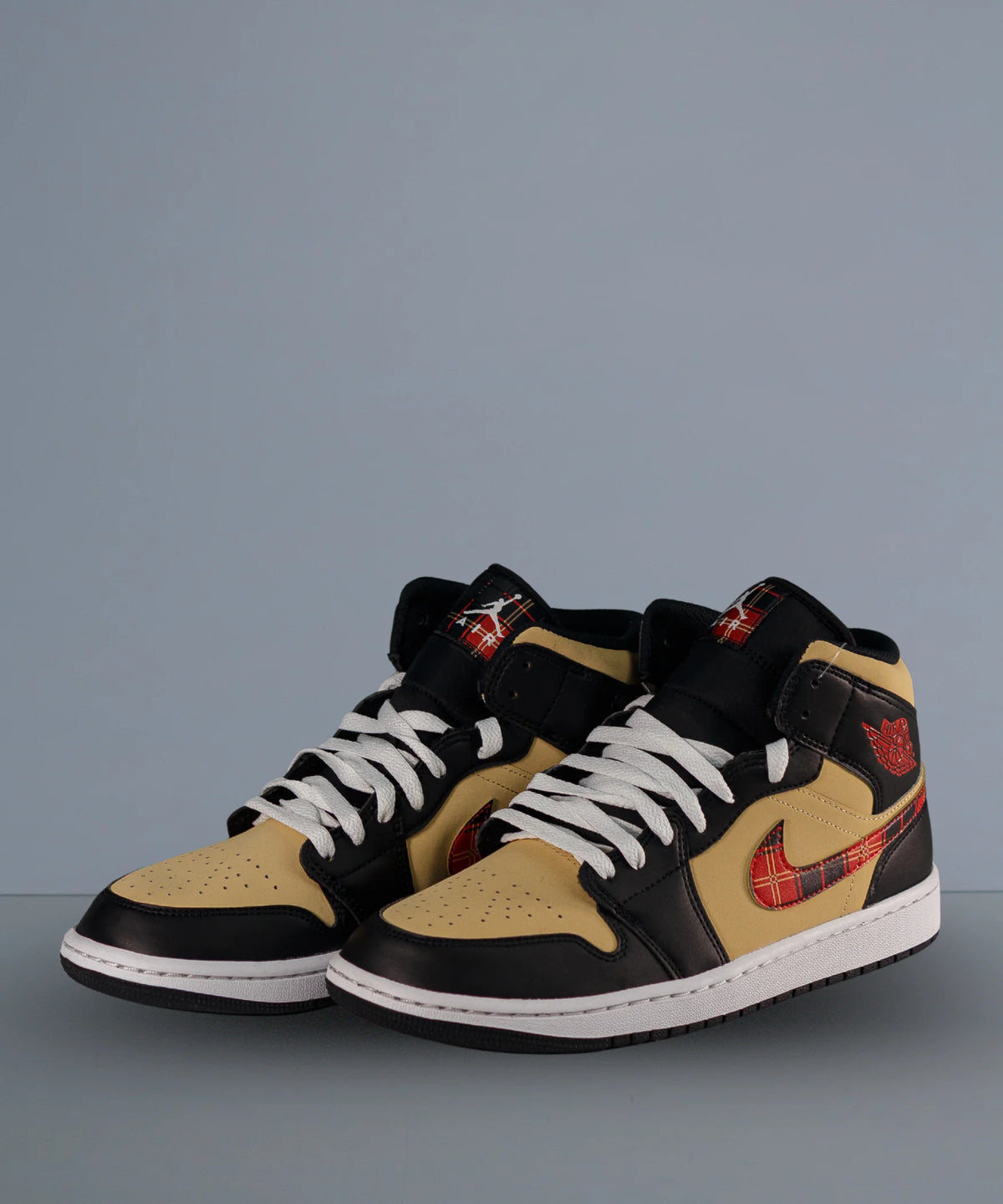Nike Air Jordan 1 Mid SE Tartan Swoosh