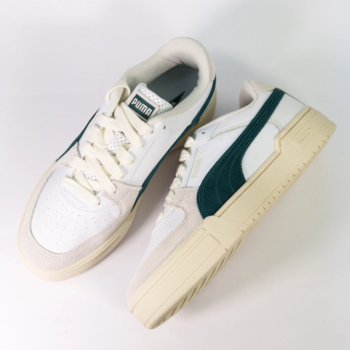 Puma CA Pro Ivy League White Varsity Green
