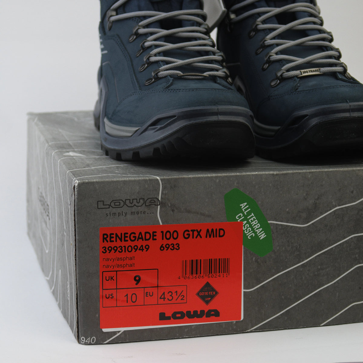 Lowa Renegade 100 Years Gore-Tex Mid Nubuck Blue