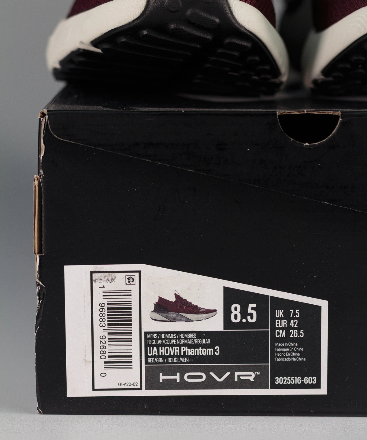 Under Armour Hovr Phantom 3 Burgundy