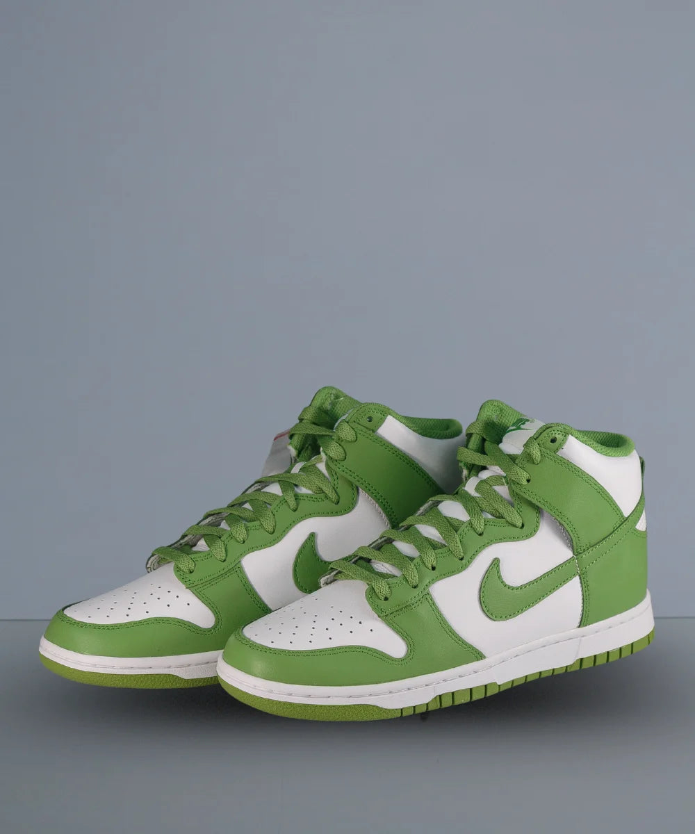 Nike Dunk Hi Retro White & Green Chlorophyll