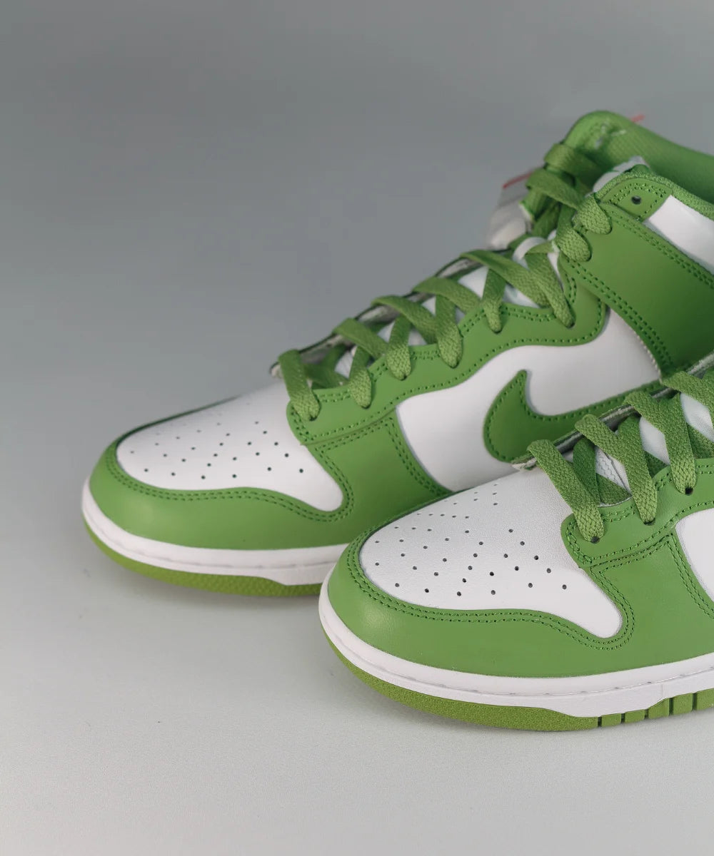 Nike Dunk Hi Retro White & Green Chlorophyll