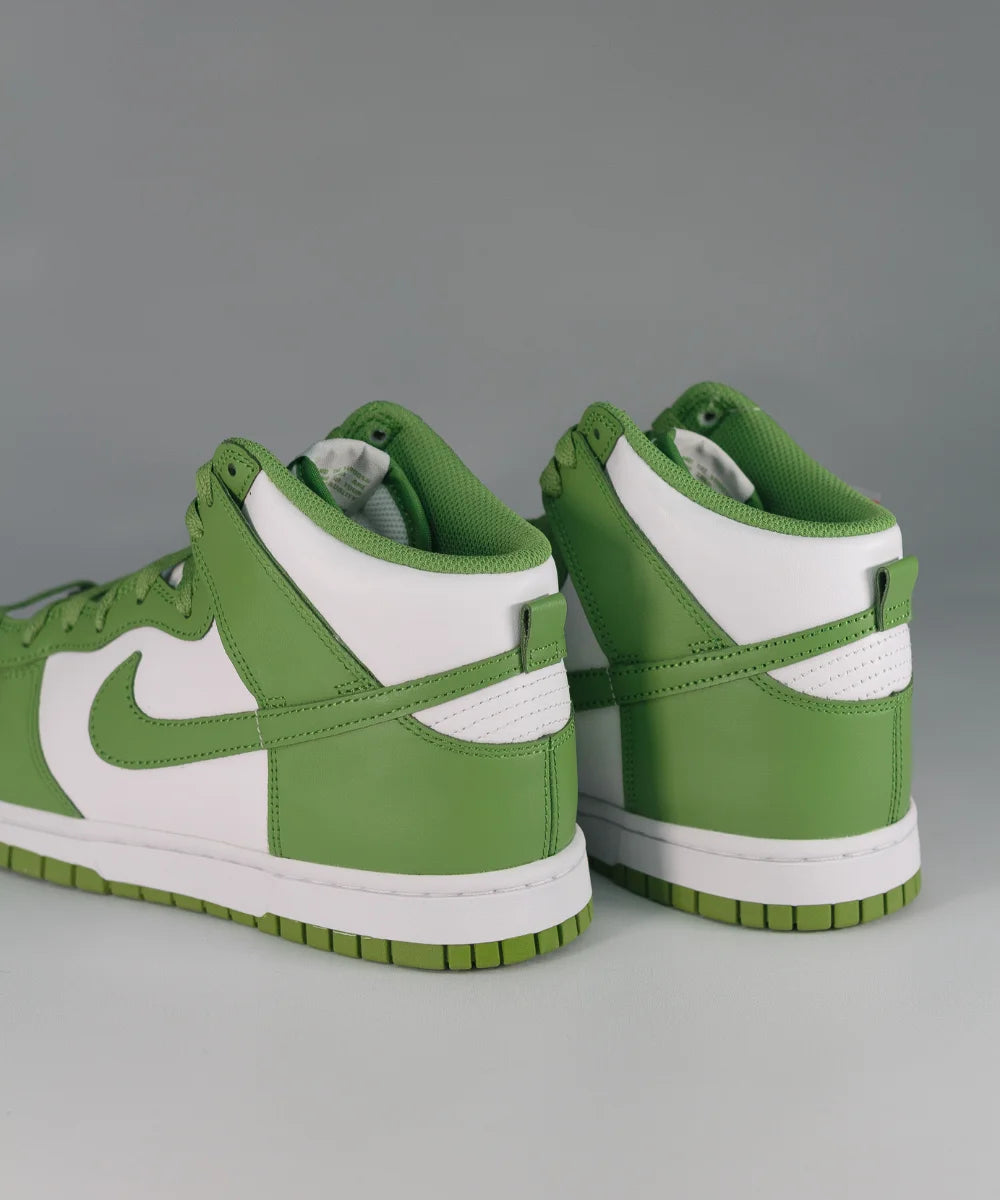 Nike Dunk Hi Retro White & Green Chlorophyll
