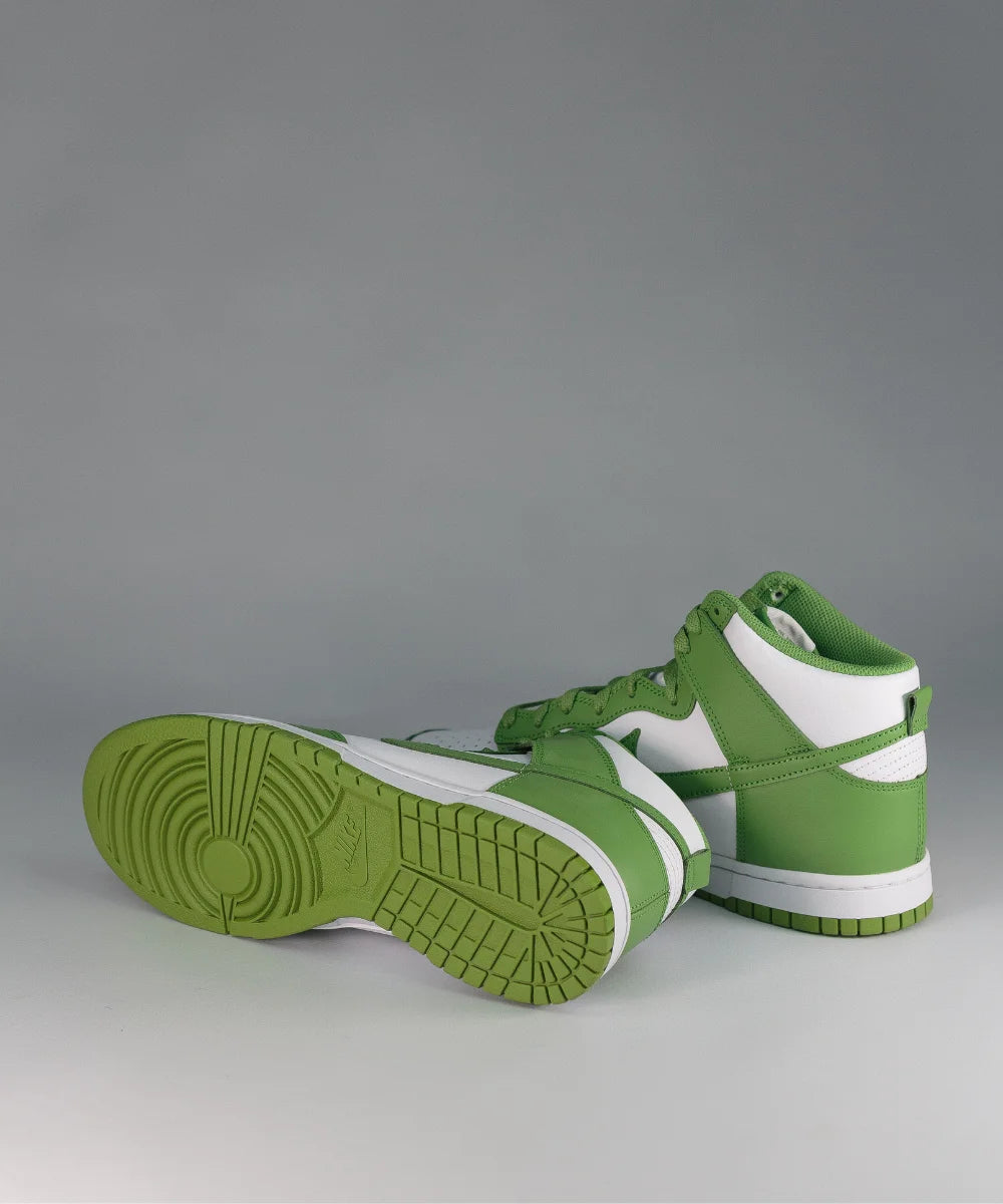 Nike Dunk Hi Retro White & Green Chlorophyll