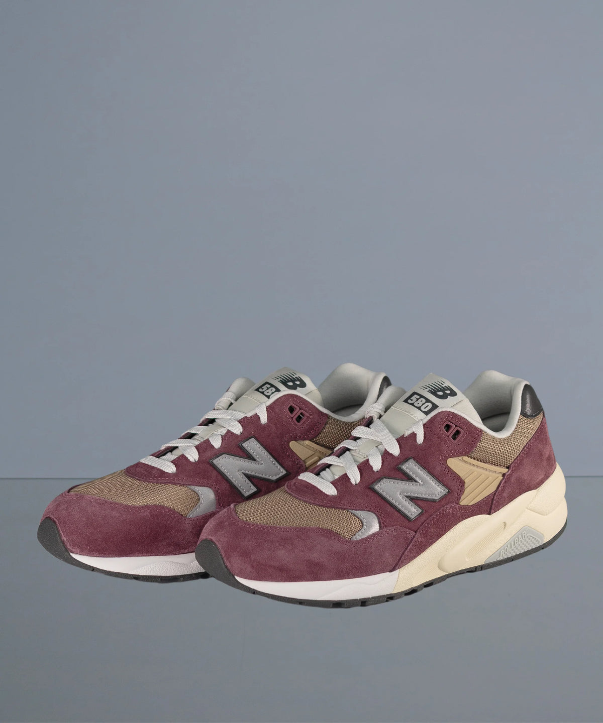 New Balance 580 Burgundy Reflective