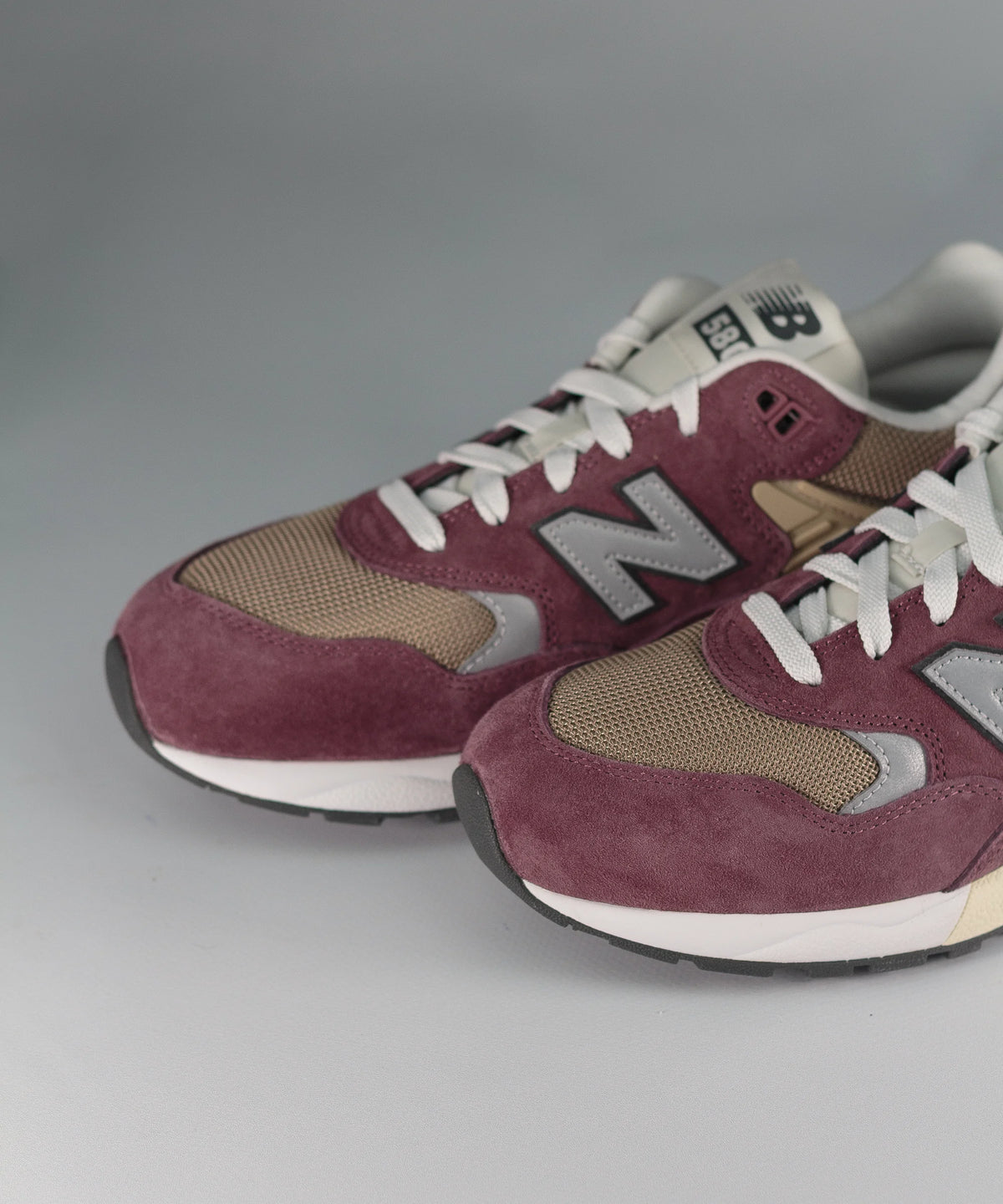 New Balance 580 Burgundy Reflective