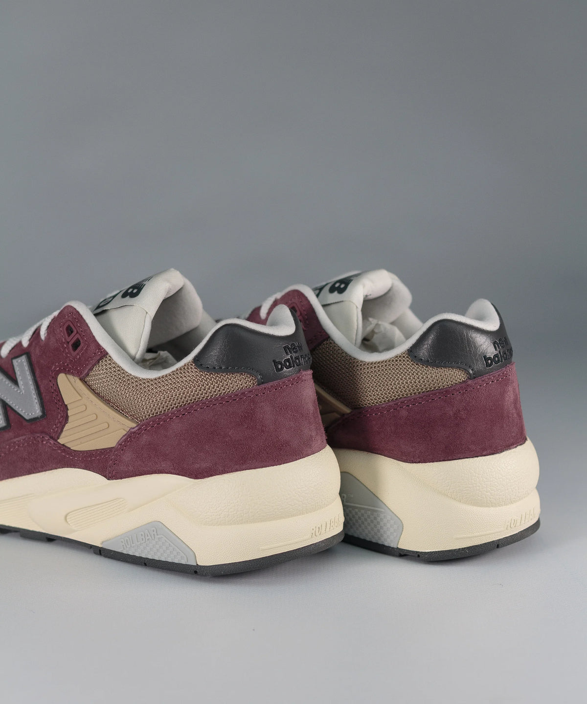 New Balance 580 Burgundy Reflective