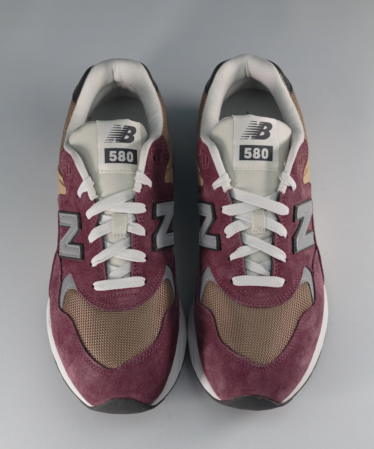 New Balance 580 Burgundy Reflective