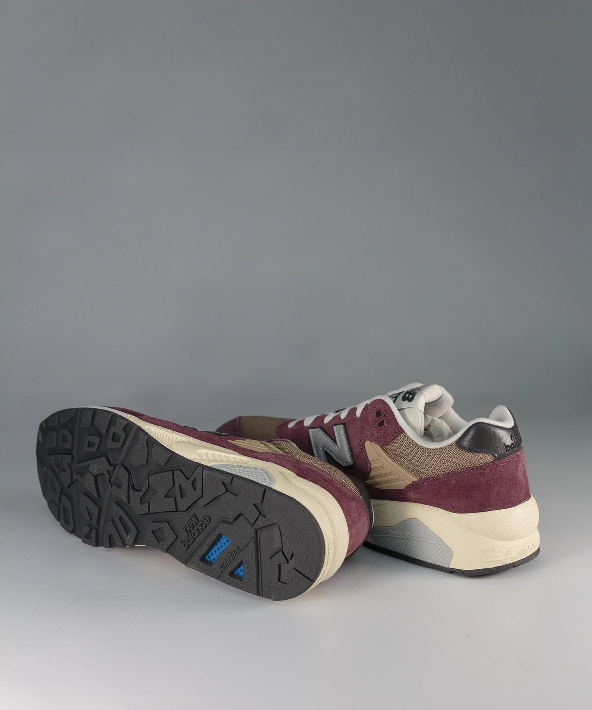New Balance 580 Burgundy Reflective