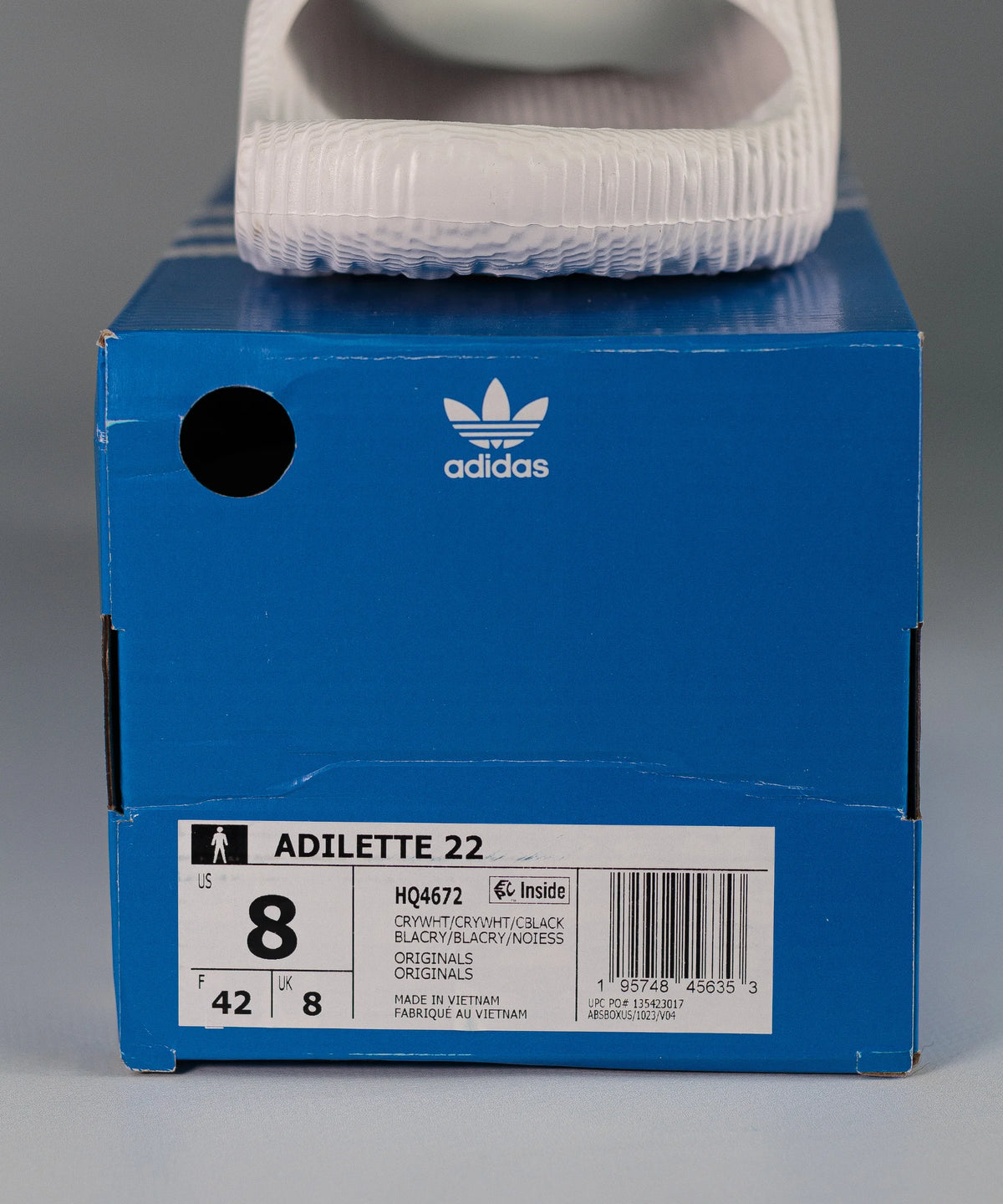 Тапочки Adidas Adilette 22 Slider White
