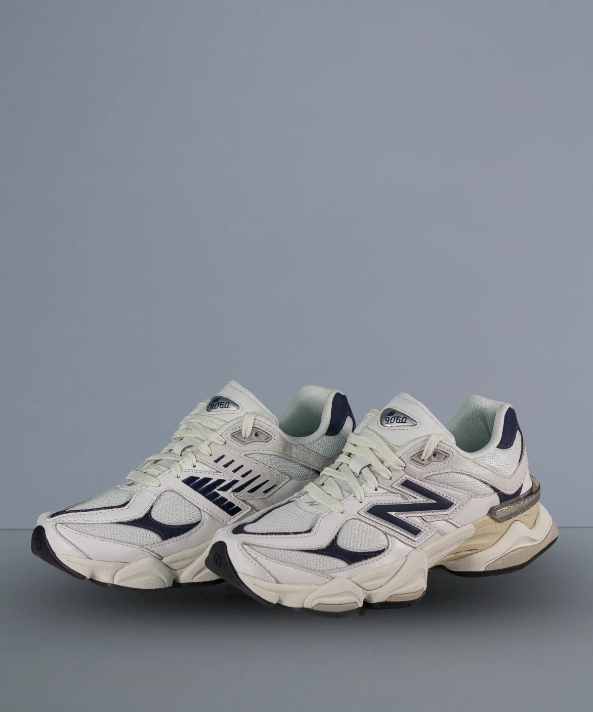 New Balance 9060 White & Blue Leather