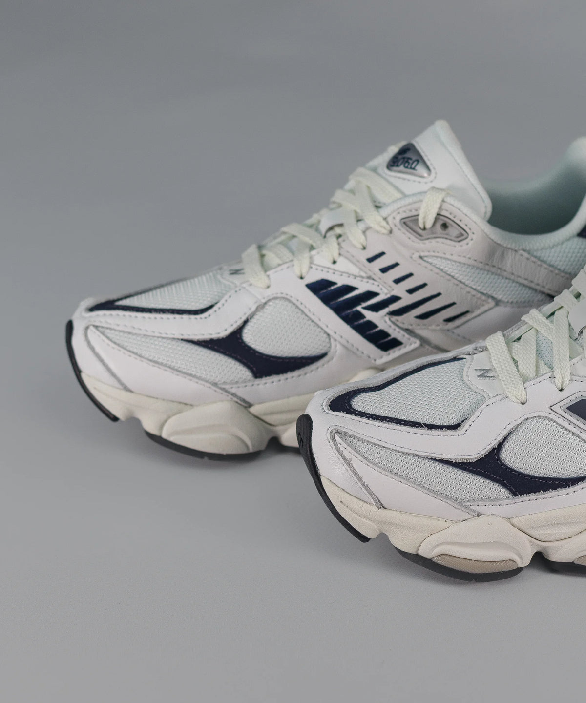 New Balance 9060 White & Blue Leather