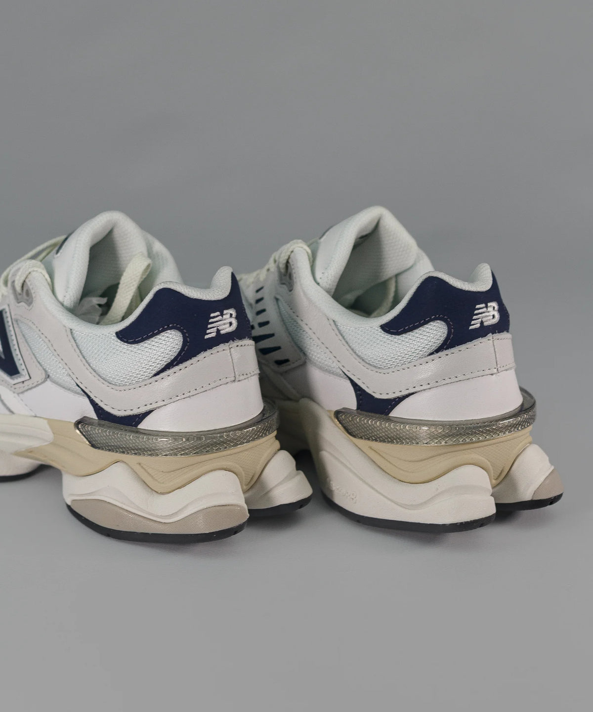 New Balance 9060 White & Blue Leather