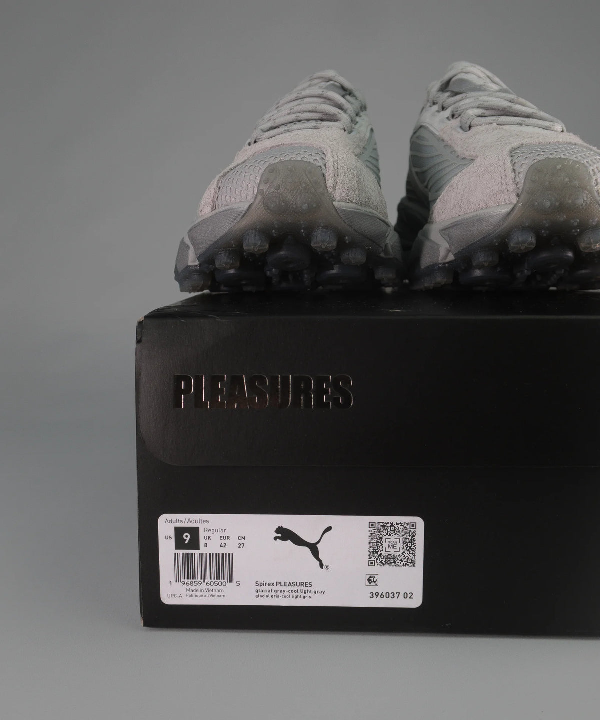 Puma x Pleasures Spirex Glacial Grey