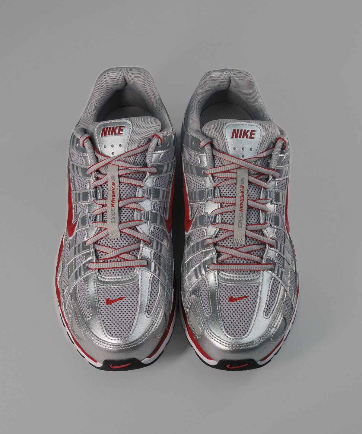 Nike P-6000 Grey & University Red