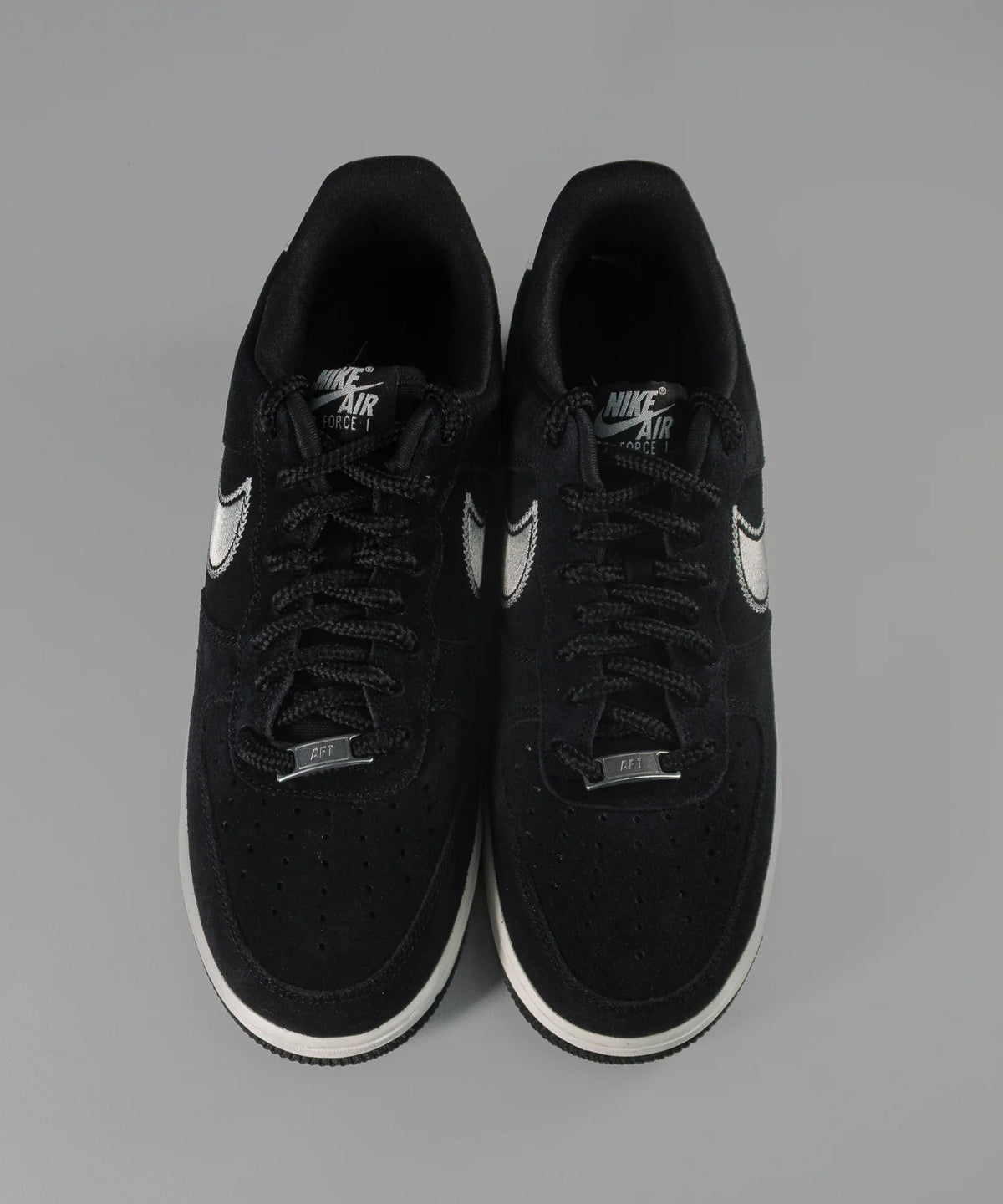 Nike Air Force 1 Low LV8 Black Sail Embroidered