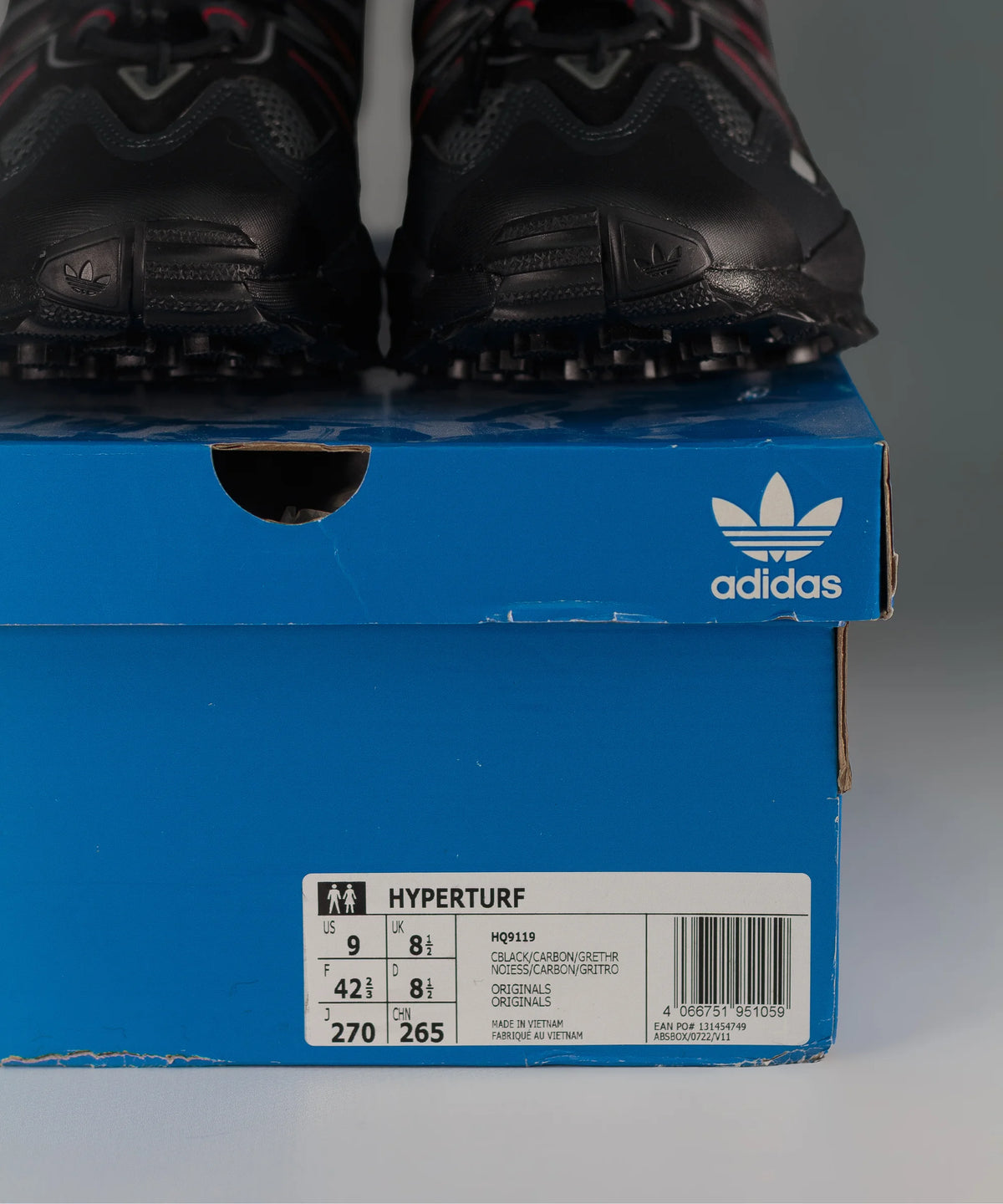 Adidas Hyperturf Black & Red