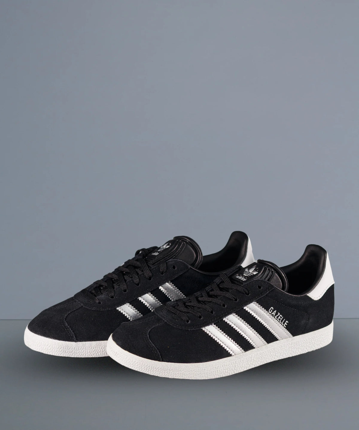 Adidas Originals Gazelle Black & Silver Wms